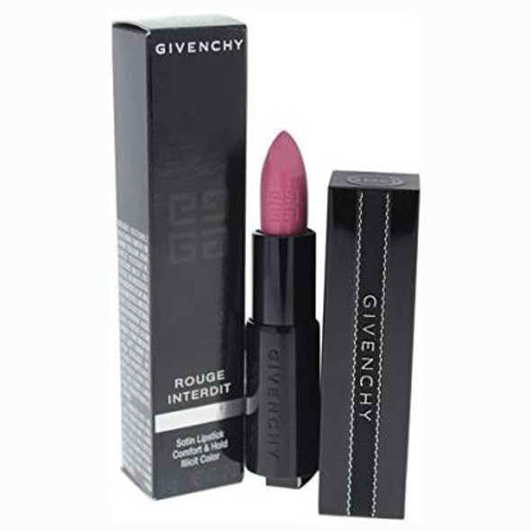 Givenchy Rouge Interdit Satin Lipstick for Women, 20 Wild Rose, 0.12 Ounce