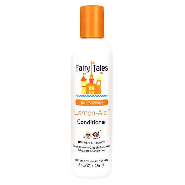 Fairy Tales Swimmer Conditioner for Kids - 8 oz | Made with Natural Ingredients in the USA | Replenish and Restore from Chlorine and Salt Damage | No Parabens, Sulfates, or Synthetic dyes