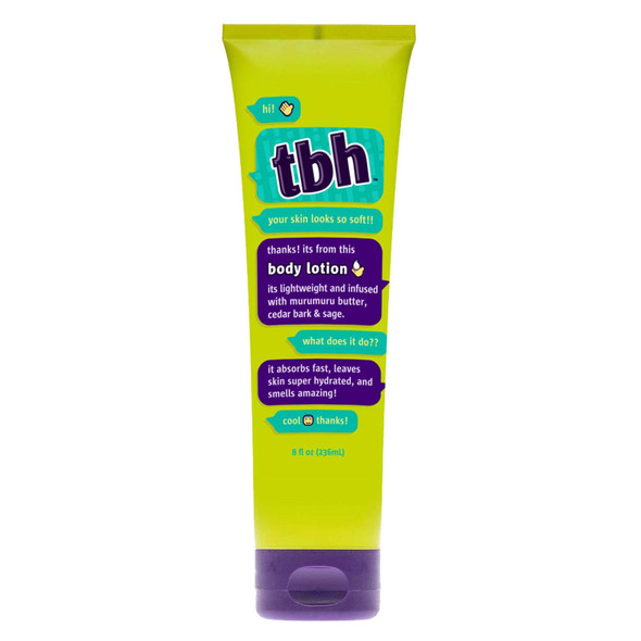 TBH Kids Body Lotion for Teen Girls and Boys For Dry Skin - Non-Greasy & Hydrating Kids Lotion - Made with Natural Ingredients in the USA  Sulfate, Paraben Free Lotion for Tweens and Kids- 8oz