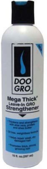 DOO GRO Mega Thick Leave-In Gro Strengthener, 10 oz (Pack of 2)