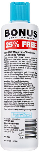 Doo Gro Mega Thick Anti Thinning Conditioner, 10 Ounce