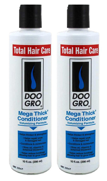Doo Gro Conditioner Mega Thick Volumizing 10 Ounce (296ml) (Pack of 2)