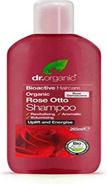 DR ORGANIC Rose Shampoo, 0.303989 kg,265 Milliliters