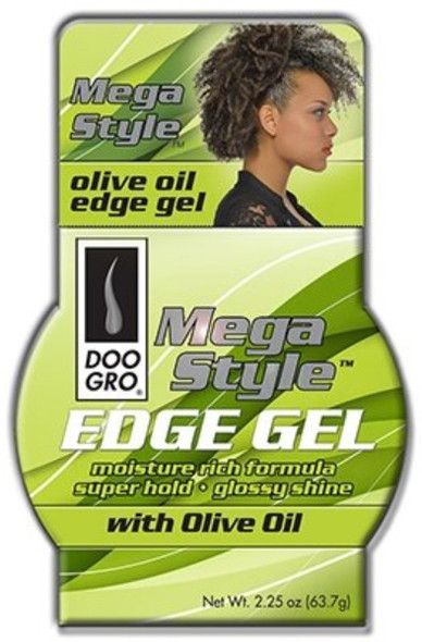 DOO GRO Mega Style Edge Gel With Olive Oil, 2.25 oz (Pack of 4)