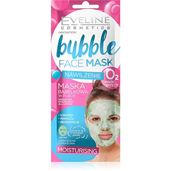 Eveline Cosmetics, Bubble Green Flat Face Mask 10 ml Natural