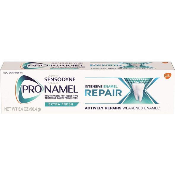 Sensodyne Pronamel Intensive Enamel Repair Toothpaste for Sensitive Teeth, to Reharden and Strengthen Enamel, Extra Fresh - 3.4 Ounces