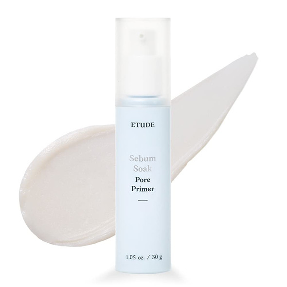 ETUDE HOUSE Sebum Soak Pore Primer (30ml) | Long-Lasting Makeup Base with Sebum Control Effect and Matte Finish | Great Pore Coverage | Kbeauty