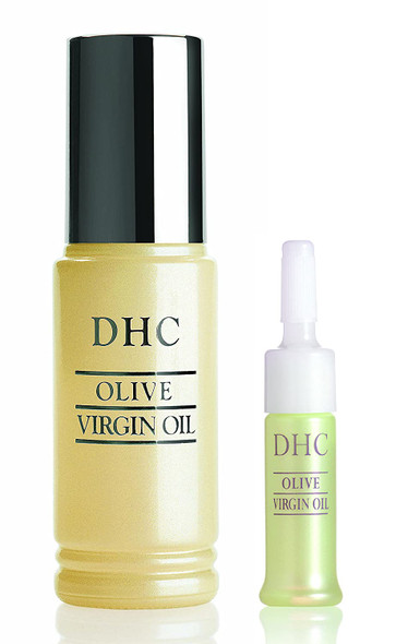 DHC Olive Virgin Oil and Olive Virgin Oil Mini, Facial Moisturizer, Hydrating, Nourishing, Lightweight, Fragrance and Colorant Free, All Skin Types, 1 fl. oz. and 0.16 fl. oz.