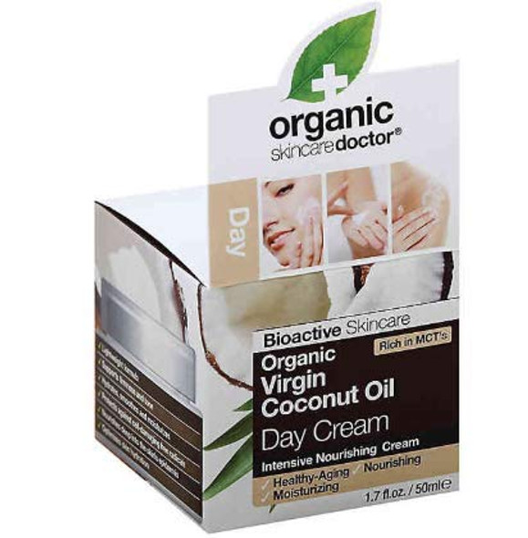 Dr. Organic 1.7 fl.oz Bioactive Skincare Virgin Coconut Oil Day Cream