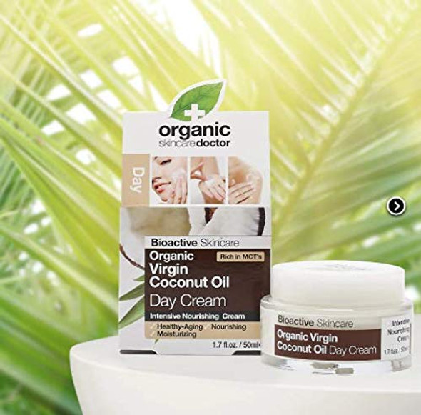 Dr. Organic 1.7 fl.oz Bioactive Skincare Virgin Coconut Oil Day Cream