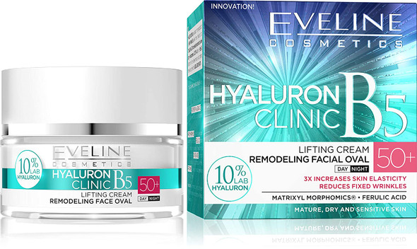 Eveline Cosmetics Hyaluron Expert Wrinkle Filling Cream, 50 ml