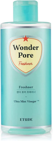 ETUDE HOUSE Wonder Pore Freshner 250ml (8.5 fl. oz) | Refreshing Pore Care Toner with Upgraded Peppermint Vinegar that Cleanses Ultra Fine Dust