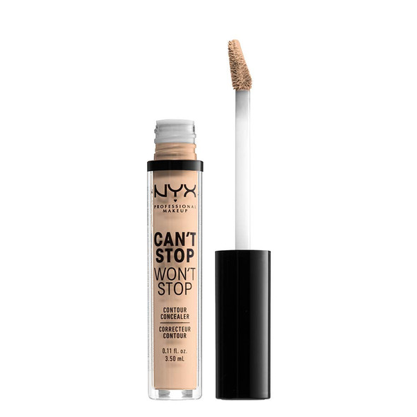 NYX PROFESSIONAL MAKEUP Can't Stop Won't Stop Contour Concealer - Vanilla, With Neutral Undertone