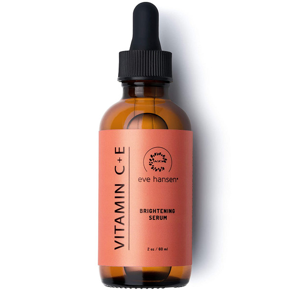 Eve Hansen Vitamin C Serum for Face | (2 OZ) Facial Serum with Natural, Organic Hyaluronic Acid, Vitamin E and Aloe Vera | Brighten, Reduce Appearance of Wrinkles, Fine Lines and Dark Spots
