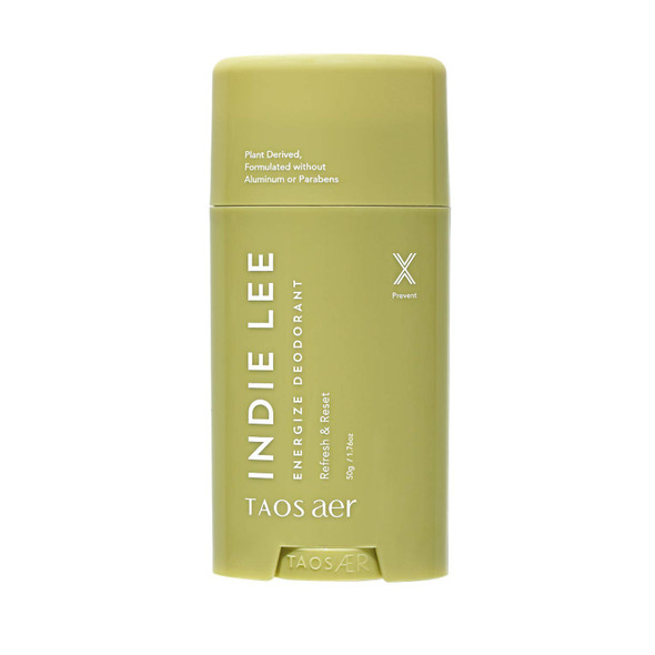 Indie Lee Energize Deodorant - Aluminum-Free Deodorant Fast-Drying, Odor-Neutralizing, Gel-to-Powder Formula with Bergamot, Grapefruit, Orange & Eucalyptus - Water-Free, Plant-Derived (1.76oz / 50g)