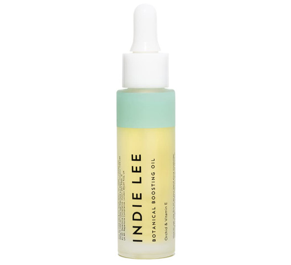 Indie Lee Botanical Boosting Oil - Face Oil with Vitamin E & Orchid Extract - Contains Malic Acid for Gentle Exfoliation - Rosehip + Jojoba Facial Moisturizer for Daily Use (30 ml)