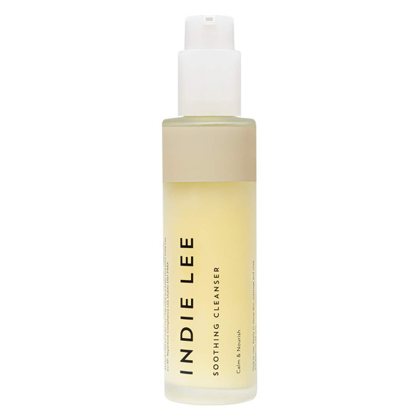 Indie Lee Soothing Cleanser - Gentle Moisturizing Face Wash with Rose Damascena Oil to Help Plump, Hydrate + Calm Redness - Great for Sensitive Skin + All Complexion Types (4.2oz / 125ml)