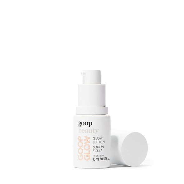 goop GOOPGLOW Glow Lotion - Hydrating Face Moisturizer for All Skin Types - Clinically Proven to Leave Skin Feeling Moisturized, Smooth, & Bright - 15 mL