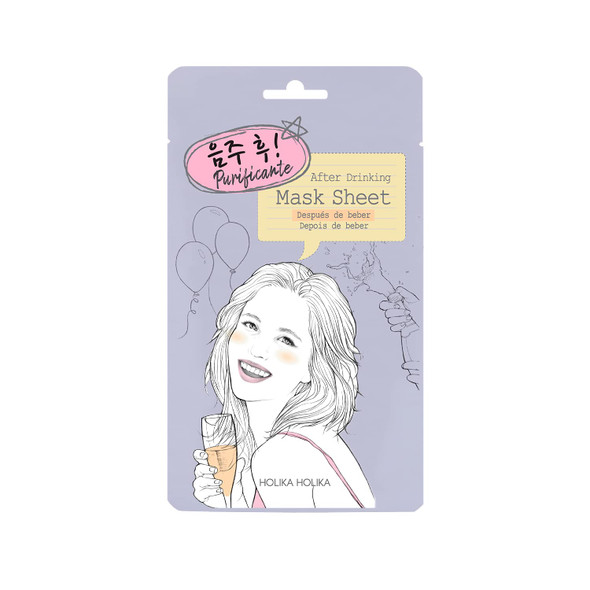 Holika Holika After Drinking Sheet Mask, 0.5 Ounce