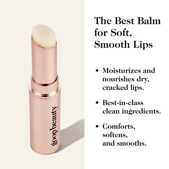 goop Clean Nourishing Lip Balm | Dermatologist Tested | 0.16 oz | Moisturizing Clean Lip Balm to Nourish Chapped, Cracked or Dry Lips | Paraben and Silicone Free