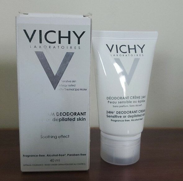Vichy 24hr Cream Deodorant for Sensitive or Depilated Skin 40ml