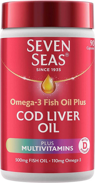 Seven Seas Cod Liver Oil and Multi Vitamins 90 Capsules