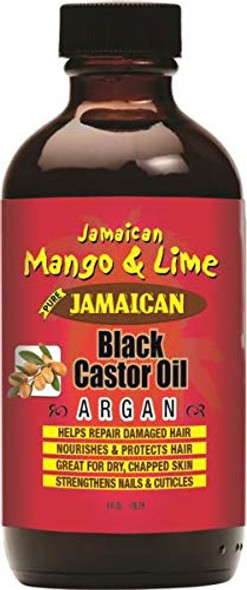 Jamaican Mango & Lime Jamaican Mango Black Castor-Argan (Pack of 6)