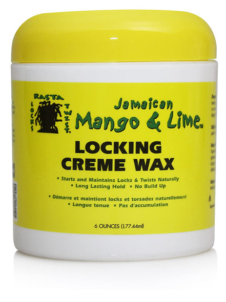 Jamaican Mango and Lime Locking Creme Hair Wax, 6 Ounce (Pack of 6)