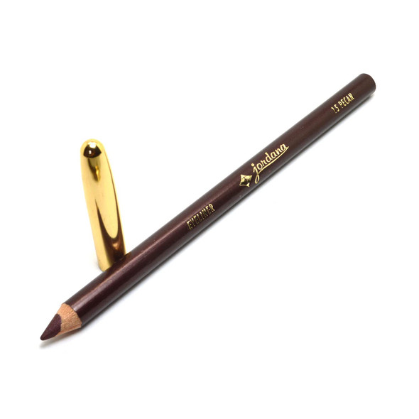 Jordana 1 x Gold Cap Eyeliner [ 15 PECAN ] Eye Liner Eyebrow Pencil Made in USA + Free Zipbag