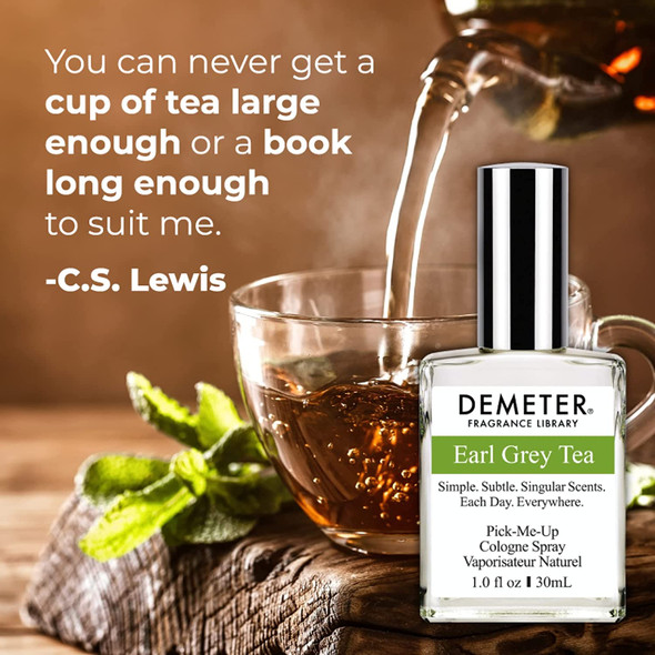 Demeter Fragrance Library 1 Oz Cologne Spray - Earl Grey Tea