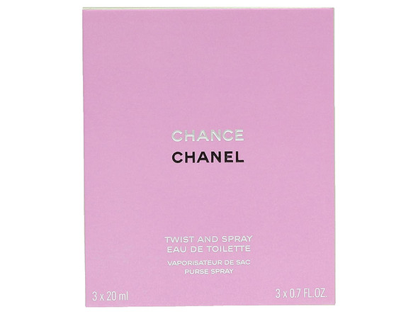 Chance by Chanel for Women - 3 X 0.7 oz EDT Twist and Spray