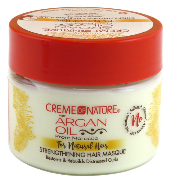 Creme Of Nature Argan Oil Strengthen Hair Masque 11.5 Ounce (340ml) (3 Pack)