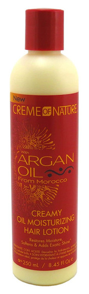 Creme Of Nature Argan Oil Creamy Oil Moisturizer 8.45 Ounce (249ml) (3 Pack)