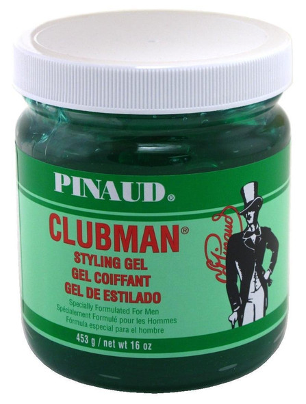 Clubman Style Gel Mens 16 Ounce Jar (473ml) (2 Pack)