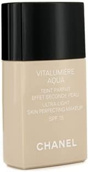 Chanel Vitalumiere Aqua Ultra Light Skin Perfecting Make Up SFP 15 - # B50  Beige Sienne 30ml/1oz