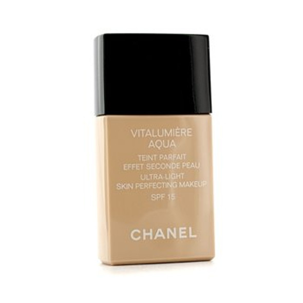  Chanel Vitalumiere Aqua Skin Perfecting Makeup 50 Beige :  Foundation Makeup : Beauty & Personal Care