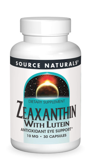Zeaxanthin with Lutein Source Naturals, Inc. 30 Caps