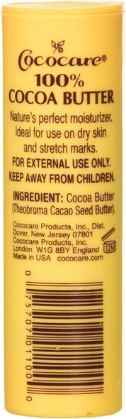 Cococare 100% Cocoa Butter Stick, 1 oz, Pack of 4