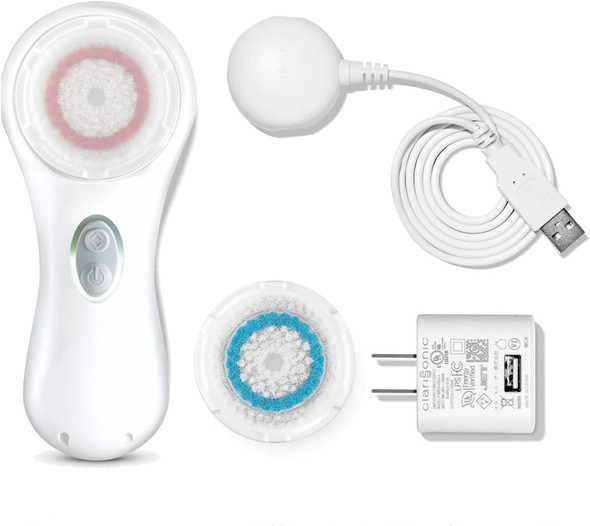 Clarisonic Mia 2 Sonic Cleansing System, 2 Speeds for Gentle and Everyday Cleansing Set, White