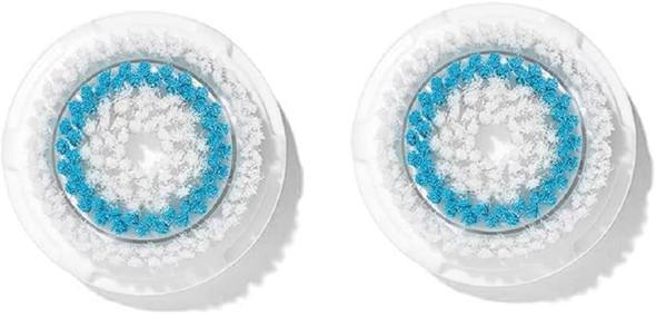 Clarisonic Deep Pore Facial Cleansing Brush Head Replacement Compatible with Mia 1, Mia 2, Mia Fit, Alpha Fit, Smart Profile Uplift and Alpha Fit X , 2 Pack