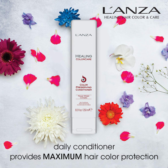 L'ANZA Healing ColorCare Color Preserving Hair Conditioner for Color Treated Hair, Unscented, 33.8 Fl Oz (Pack of 1)