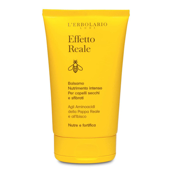 L'Erbolario Effetto Reale Intense Nourishment Conditioner - Ideal For Dry And Brittle Hair - Strengthens And Repairs Damaged Hair - Adds Softness And Volume - Paraben And Silicone Free - 4.2 Oz