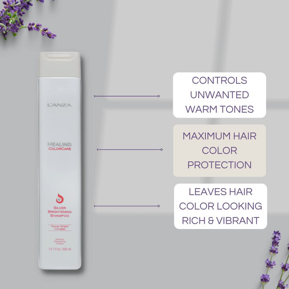 L'ANZA Healing Colorcare Clarifying Shampoo  Refreshes, Repairs and Extends Color Longevity, With Sulfate-free, Parabens-free, Gluten-free Formula