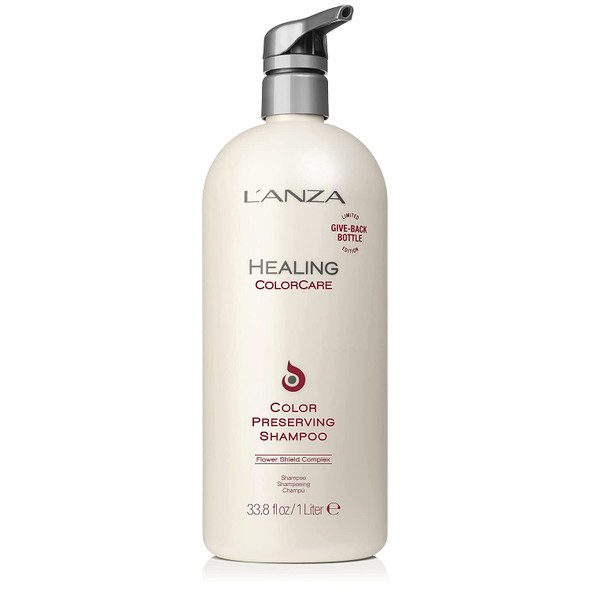 L'ANZA Healing ColorCare Color-Preserving Shampoo, for Color-Treated Hair  Protects and Refreshes Hair color while healing, Sulfate-free Daily Shampoo for Women (33.8 Fl Oz)