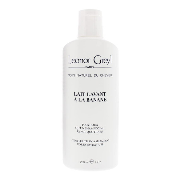 Leonor Greyl Paris - Lait Lavant a La Banane - Gentle Shampoo For Daily Use - Natural Purifying Hair Care Shampoo for All Hair Types (7 oz)