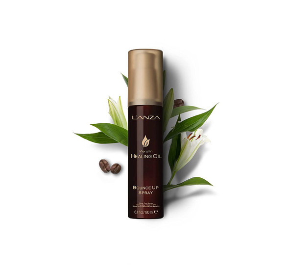 L'ANZA Keratin Healing Oil Bounce Up Spray , Boosts Volume and Shine, With a Weightless Formula, for an Extra Push of Fullness, Body & Bounce (6.1 Fl Oz)