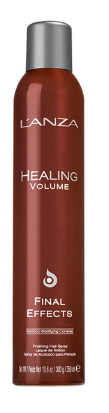 L'ANZA Healing Volume Final Effects Hair spray with Strong Hold Effect, Boosts Shine, Volume, and Thickness to Fine and Flat Hair, Rich with Bamboo Bodifying Complex and Keratin (10.6 Fl Oz)