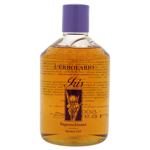 L'Erbolario Iris Shower Gel  Fragrant And Relaxing Bath Foam  Powdery Scent  Provides Gentle And Delicate Cleansing Action  Leaves Skin Softer And Smoother Than Ever Paraben Free 16.9 Oz