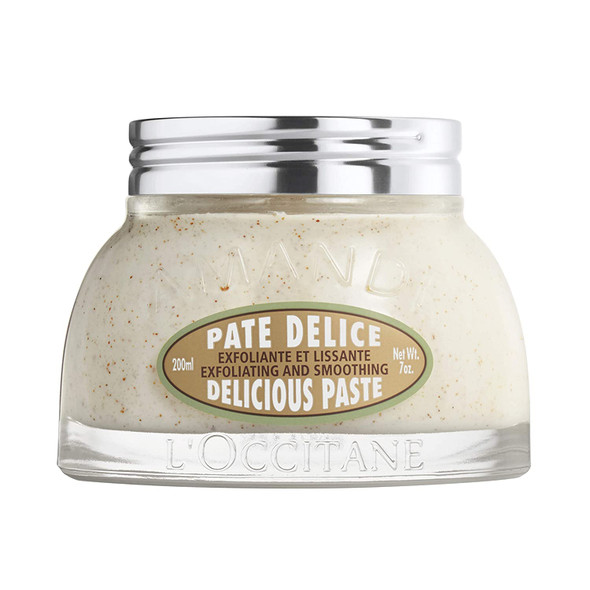 L'Occitane Exfoliating & Smoothing Delicious Paste with Flaked Almonds, 7 oz