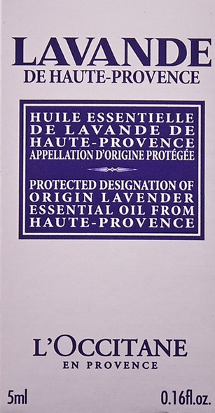 L'Occitane Lavender Essential Oil From Haute-Provence, 0.16 Fl Oz